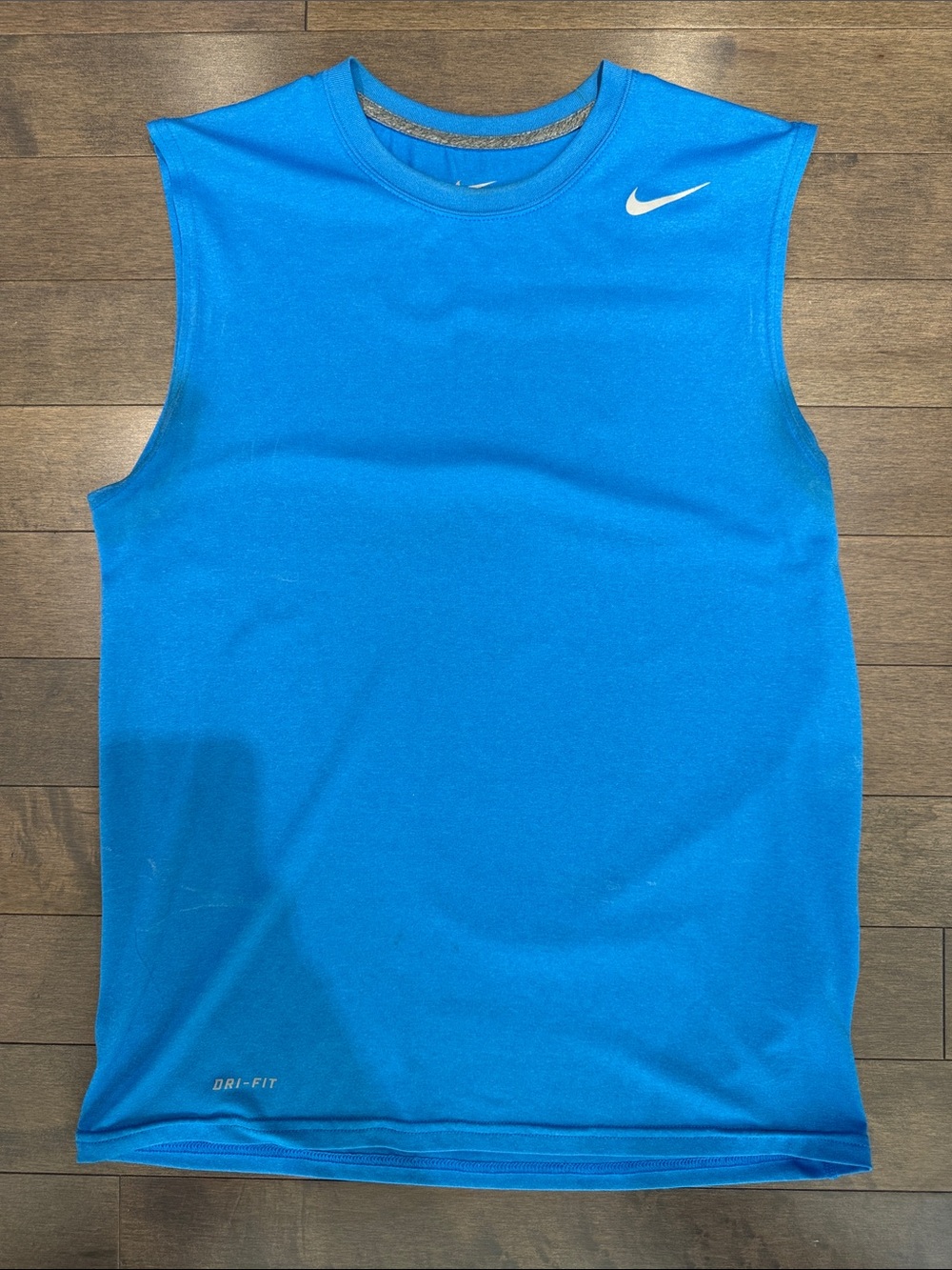 Nike Men’s Bright Blue Sleeveless Dri-FIT Training Tank